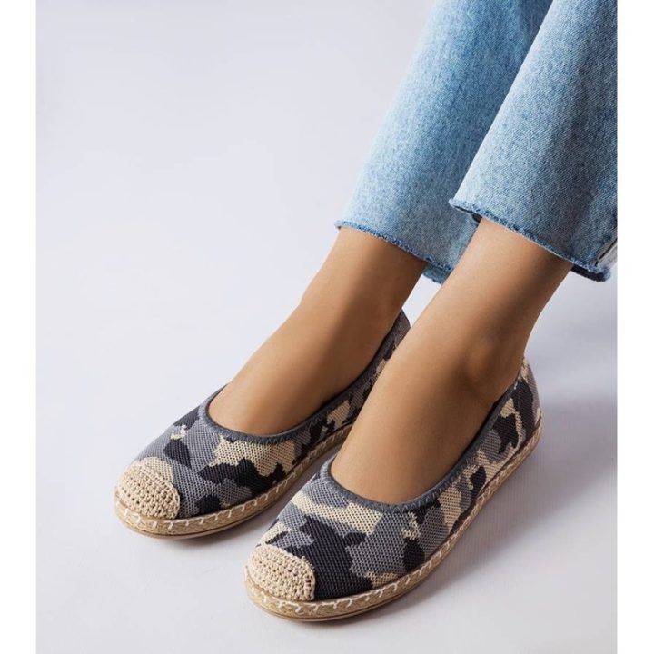 Pilkos espadrilės Benedum Gemre – rusvai pilka