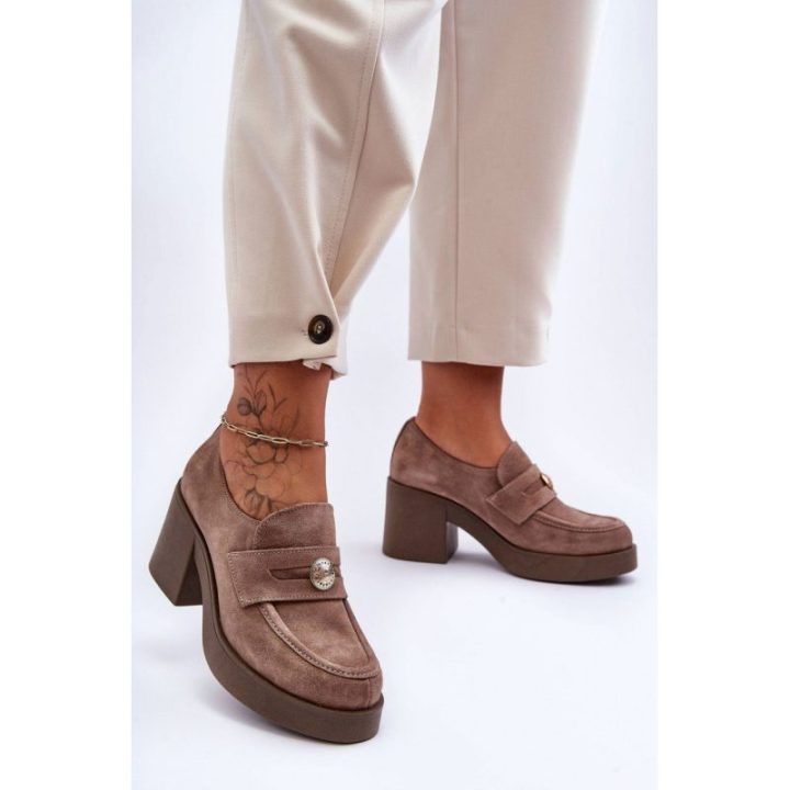 Mokasinai Step In Style – tamsiai smėlio