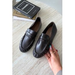 Juodi moteriški mokasinai Step in style
