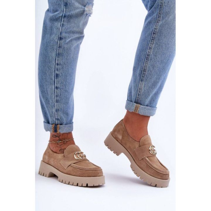 Mokasinai Step In Style – tamsiai smėlio
