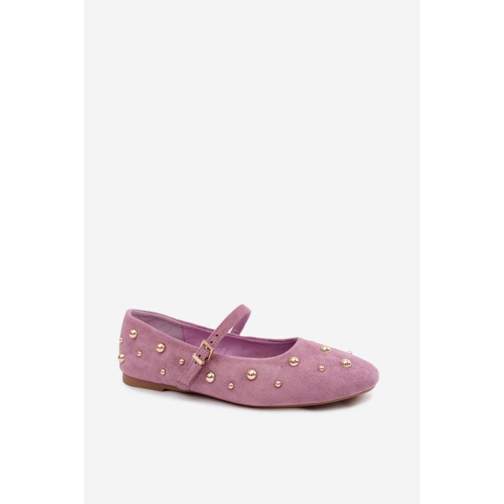 Balerinos Step in style su aukso spalvos detalėmis