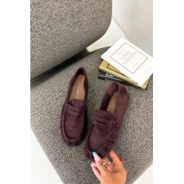 Moteriški mokasinai iš zomšos imitacijos Step in style