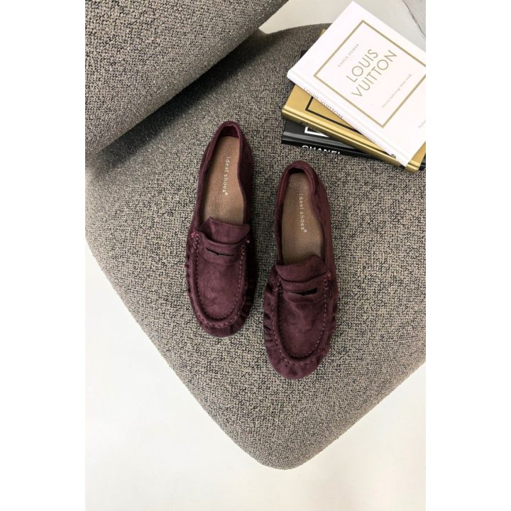 Moteriški mokasinai iš zomšos imitacijos Step in style