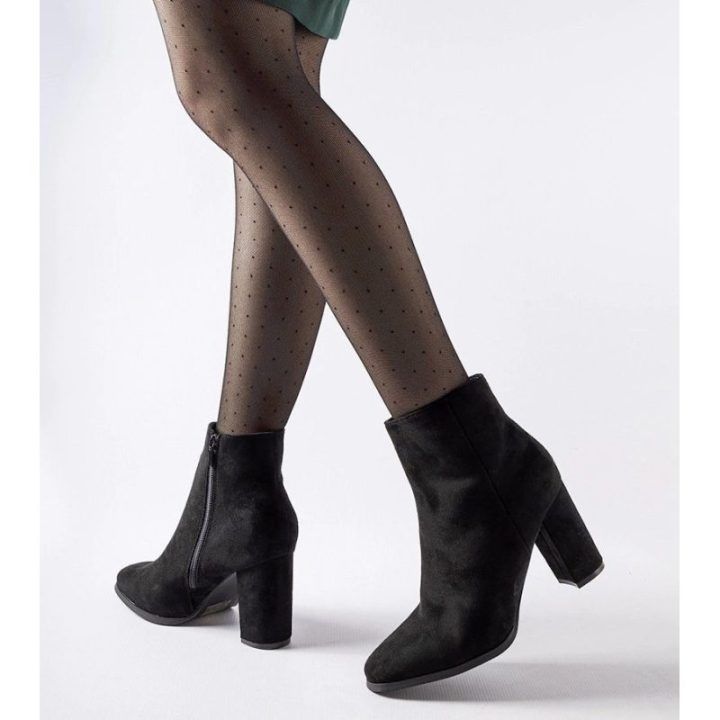 Juodi stiletto batai Gemre