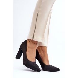 Aukštakulniai bateliai su smailėjančia nosimi, juodi Step in style
