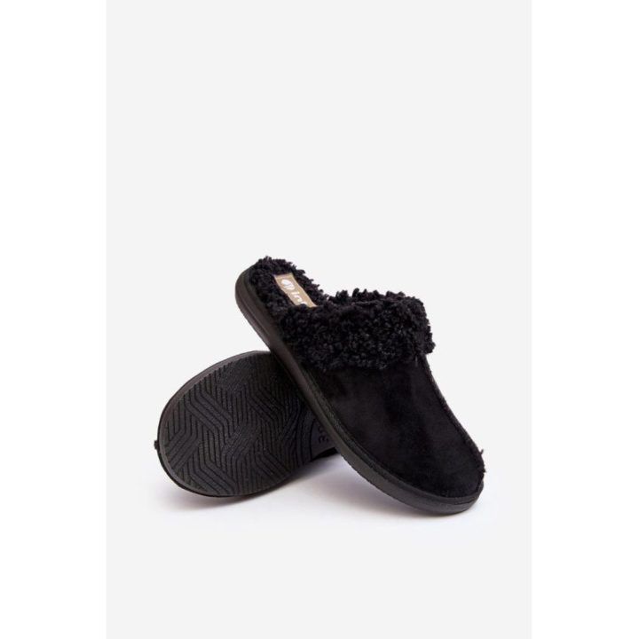 Dygsniuotos šlepetės Inblu Black