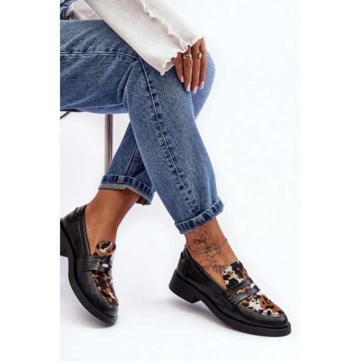 Batai blokiniu kulnu Step In Style – juoda