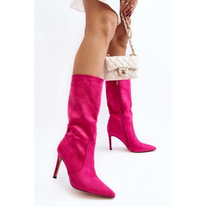 Pusbačiai ant Stiletto Fuchsia Odetteia