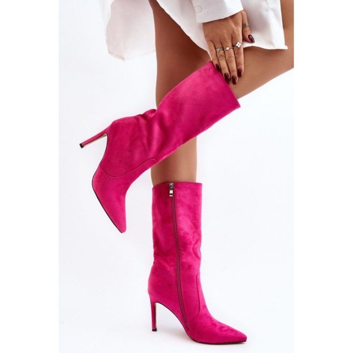 Pusbačiai ant Stiletto Fuchsia Odetteia