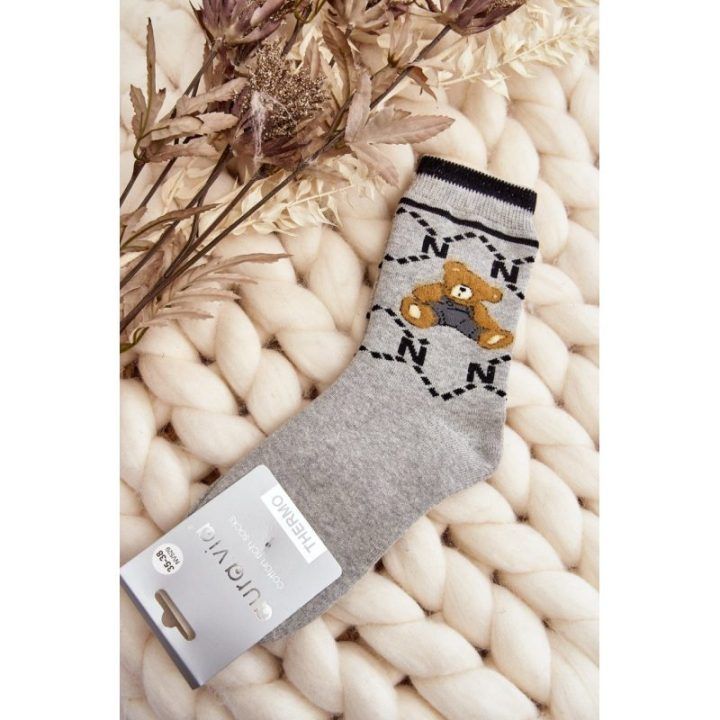 Kojinės Step In Style – rusvai pilka