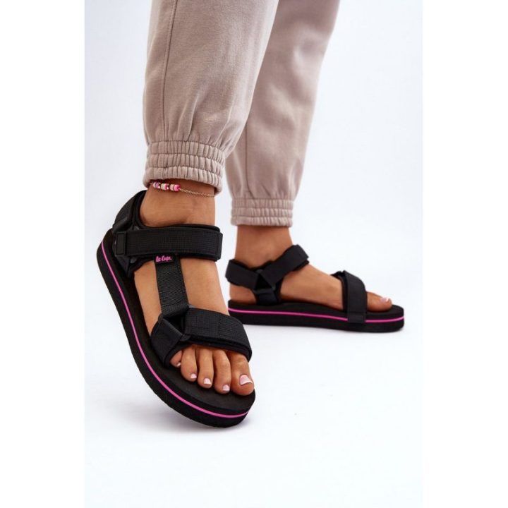 Platforminiai sandalai by Lee Cooper LCW 2751L Black