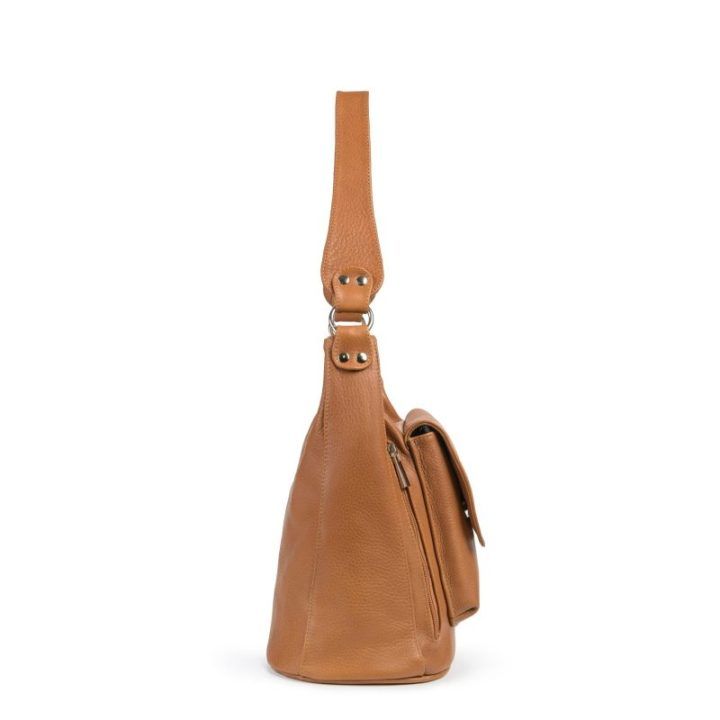Moteriška odinė rankinė camel