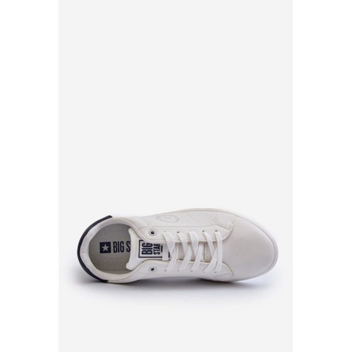 Žemi vyriški sportbačiai Eco Leather Big Star NN174282 White