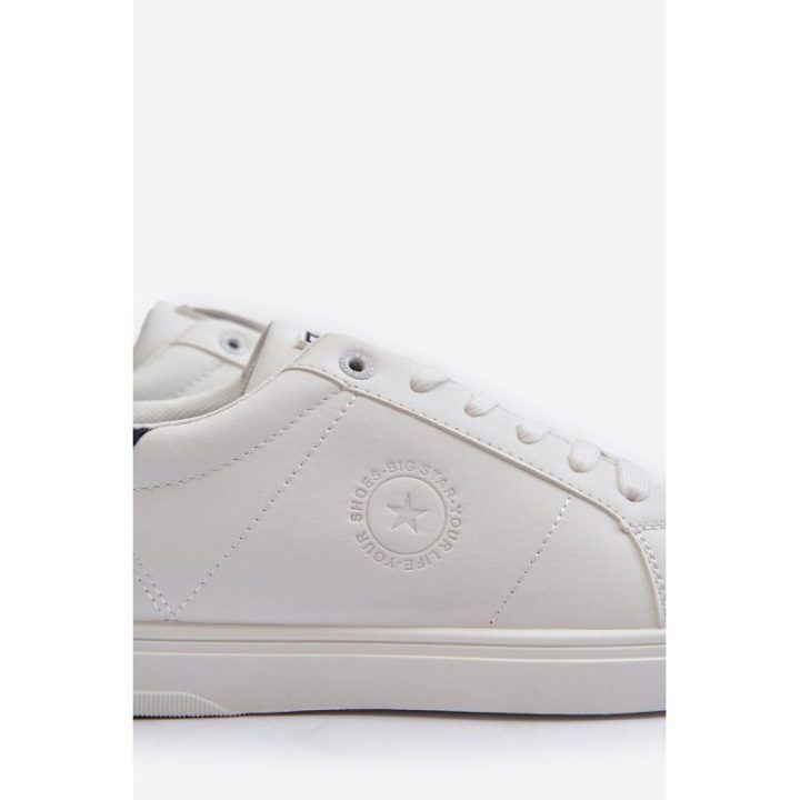 Žemi vyriški sportbačiai Eco Leather Big Star NN174282 White