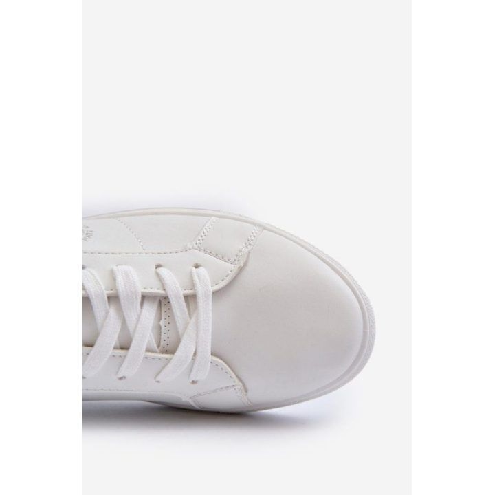 Žemi vyriški sportbačiai Eco Leather Big Star NN174282 White