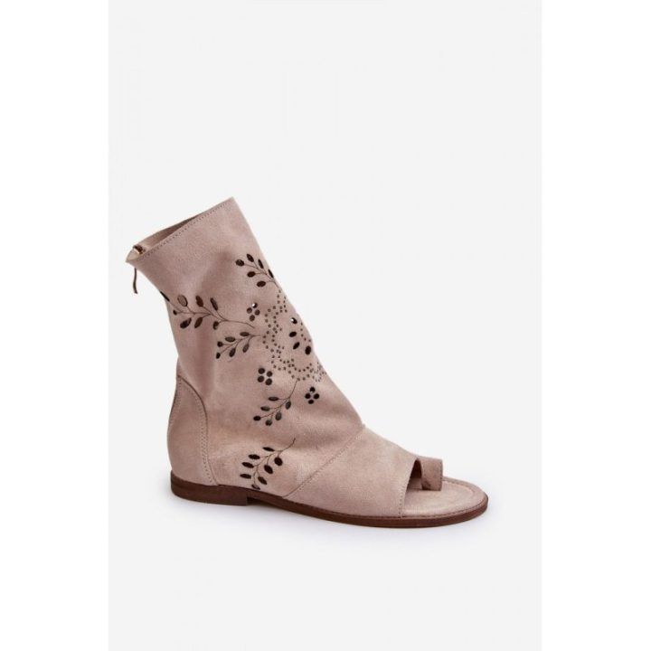 Sandalai Step In Style – tamsiai smėlio