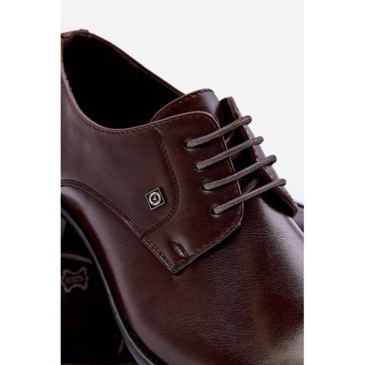 Vyriški elegantiški rudi brogues Jenavee