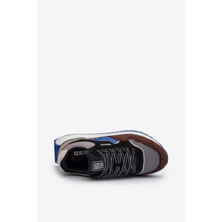 Vyriški sportbačiai Big Star NN174322 Memory Foam System Brown-Black