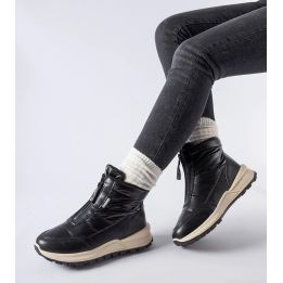Moteriški juodi sniego batai su užtrauktuku Ritter