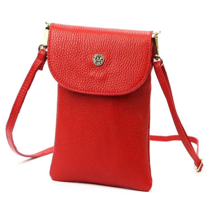 Balta natūralios odos rankinė per petį Gregorio