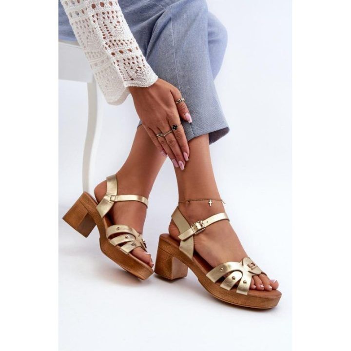 Sandalai ant kulno Step In Style – geltona
