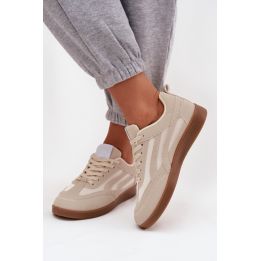 Smėlio spalvos sportiniai bateliai Step in style