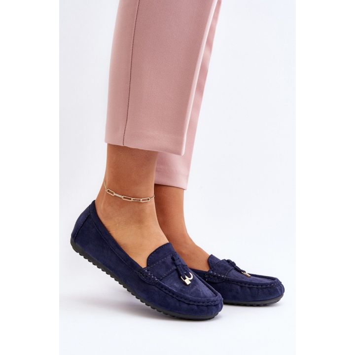 Mėlynos mokasinai Step in style