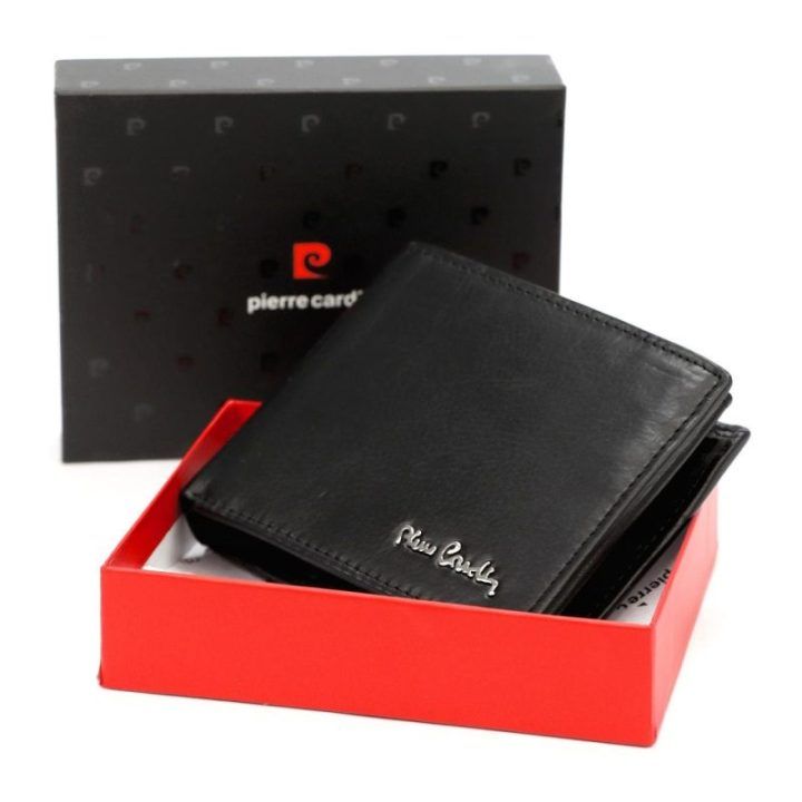 Piero Cardin piniginė Pierre Cardin – juoda