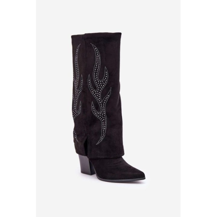 Ilgaauliai batai Step In Style – juoda