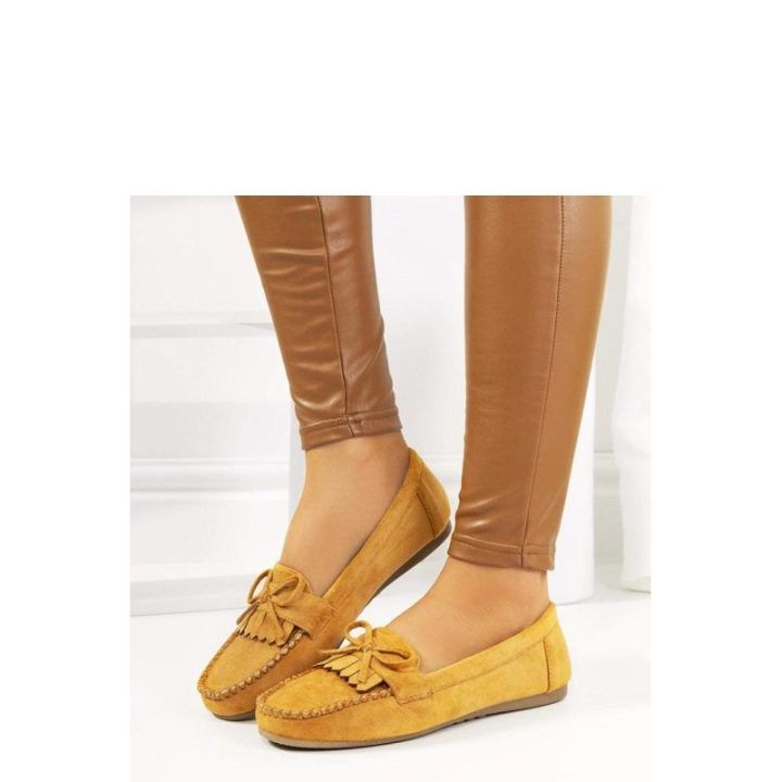 Odiniai loaferiai Solea – kupranugario / ruda