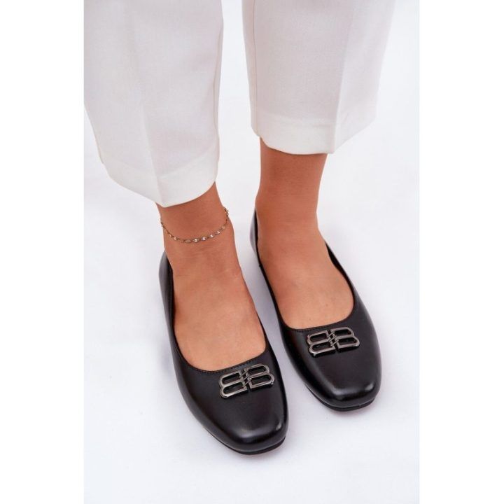 Balerinos bateliai Step In Style – juoda