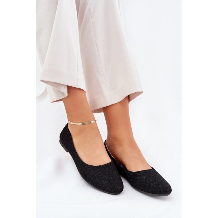 Balerinos bateliai Step In Style – juoda