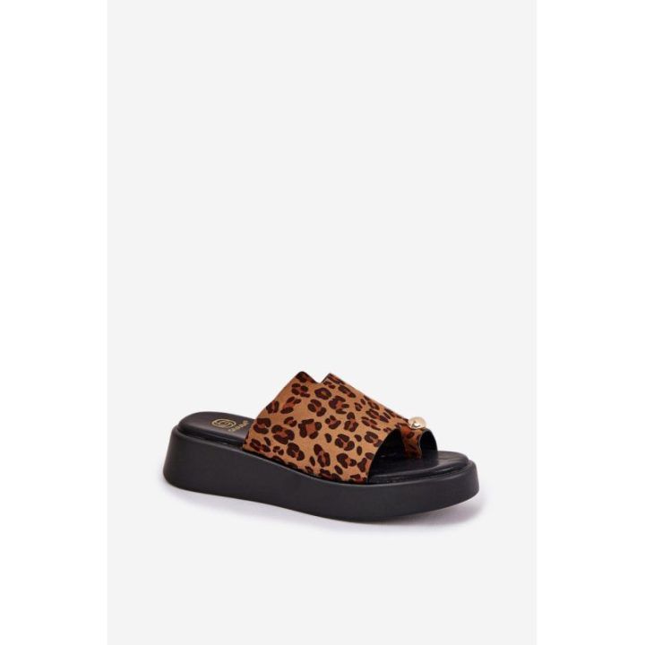 Šlepetės paplūdimiui Step In Style – kupranugario / ruda