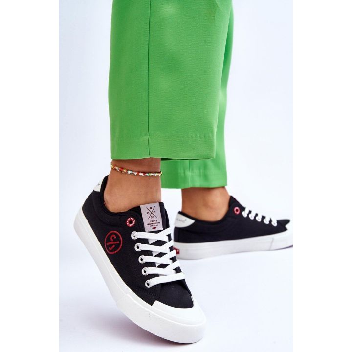 Moteriški sportbačiai Cross Jeans, juodi