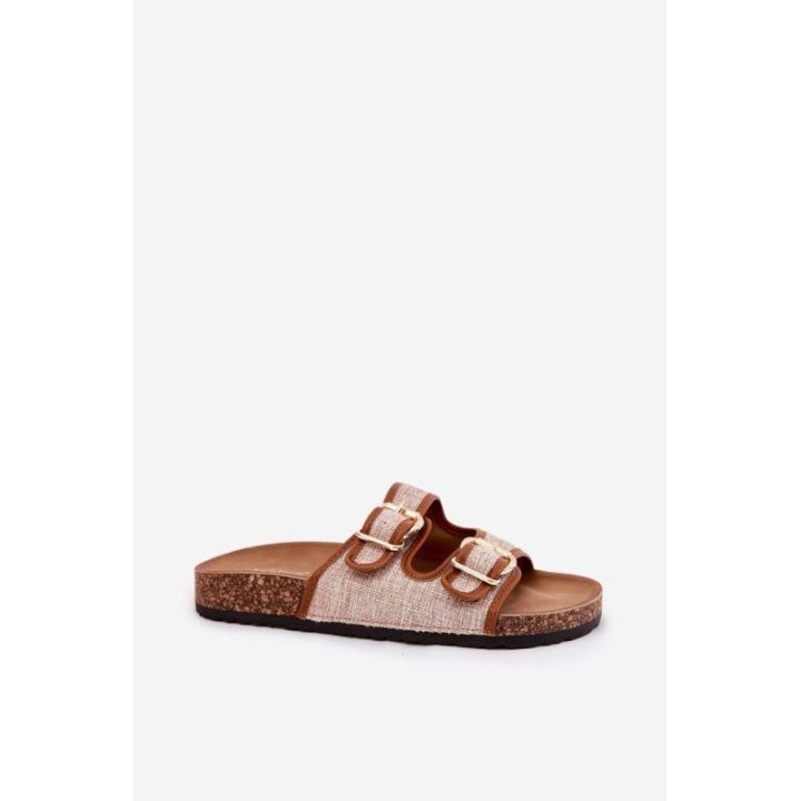 Šlepetės paplūdimiui Step In Style – kupranugario / ruda