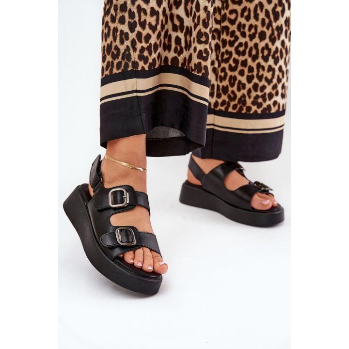 Juodos basutės su platforma Step in style