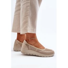 Tekstilinės balerinos su platforma Step in style