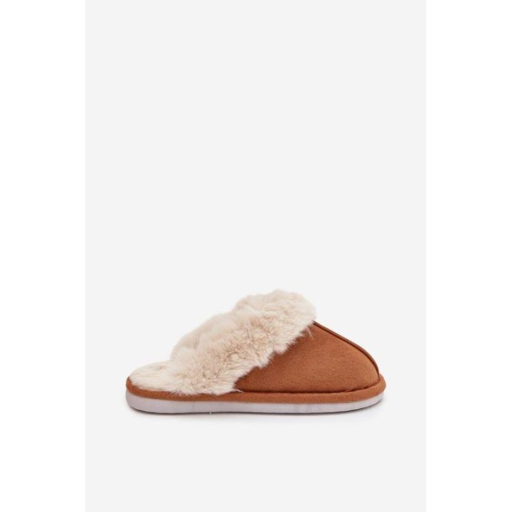 Šlepetės su kailiu Camel Delissa