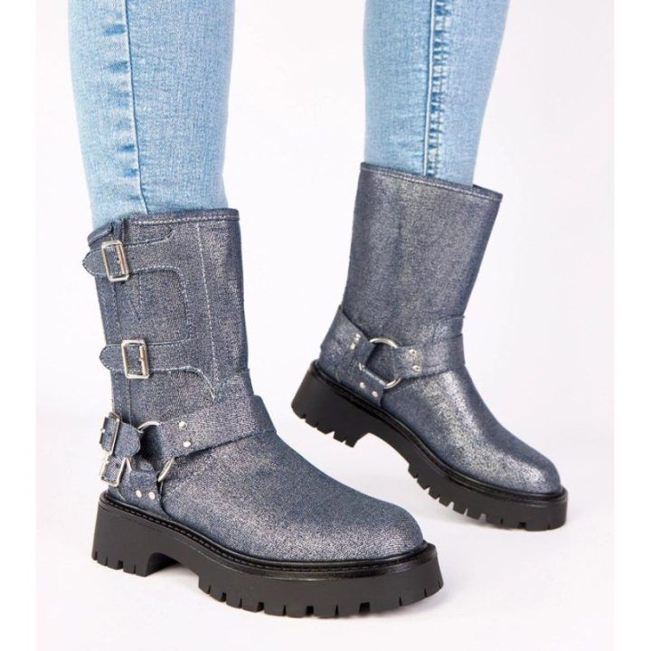 Aulinukai su sagtimis blizgiu efektu Cara – stiliui ir išraiškingam įvaizdžiui rudeniui
