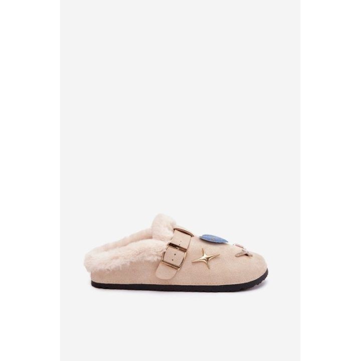 Smėlio spalvos šlepetės Boto
