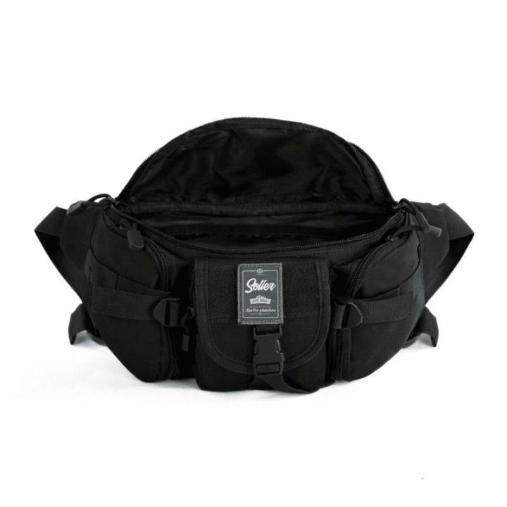 Moteriška juosmens rankinė iš Cordura 500D su daug skyrių Solier