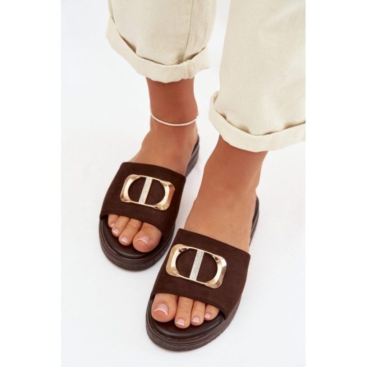 Moteriškos šlepetės 36–41 Step In Style – ruda