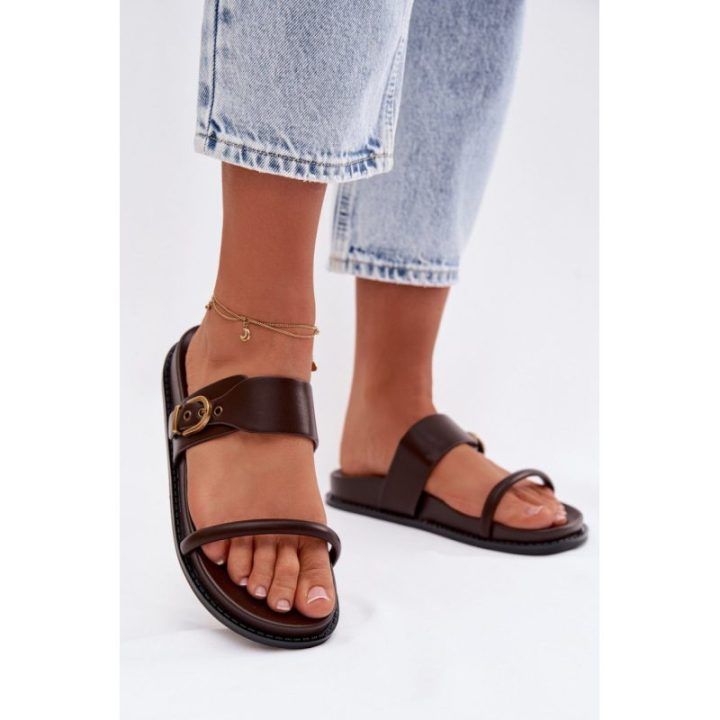 Moteriškos šlepetės 36–41 Step In Style – ruda