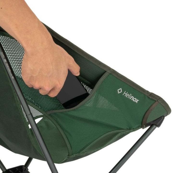 Helinox Chair One (RE) sulankstoma kempingo kėdė, juoda ir žalia