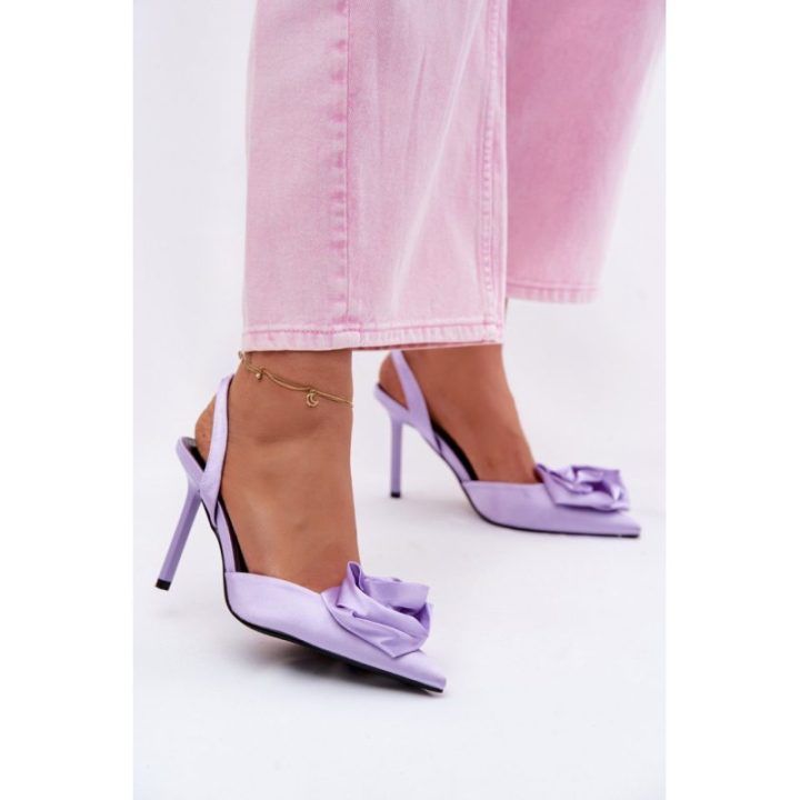 Satino aukštakulnės basutės Step in style