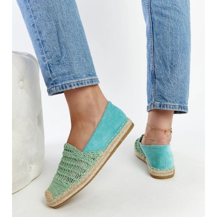 Moteriškos žalios espadrilės Gordana
