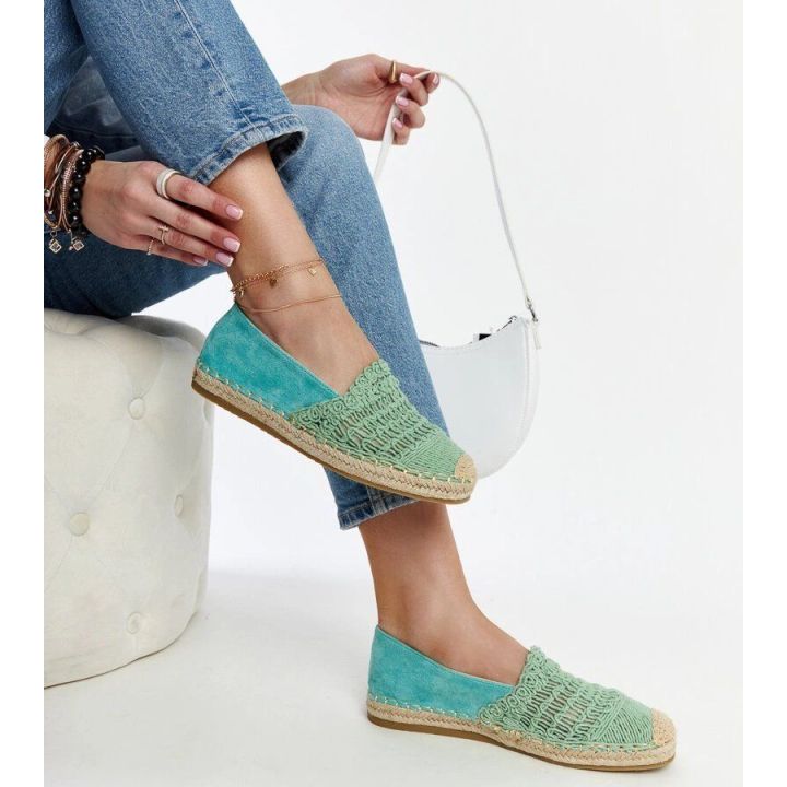 Moteriškos žalios espadrilės Gordana