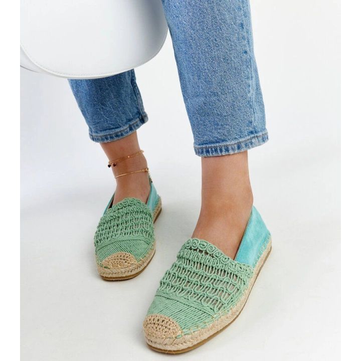 Moteriškos žalios espadrilės Gordana