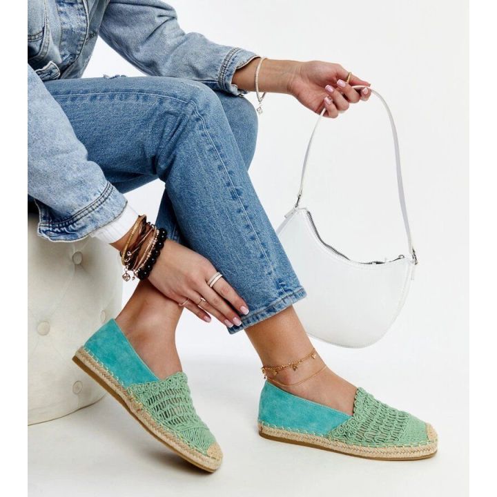 Moteriškos žalios espadrilės Gordana