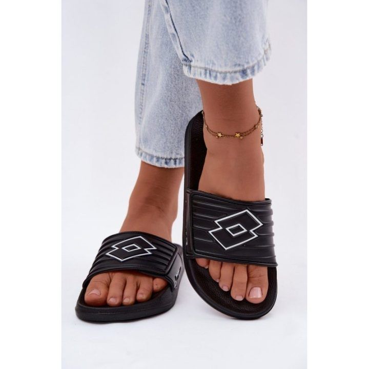Juodos unisex šlepetės Lotto Flyde